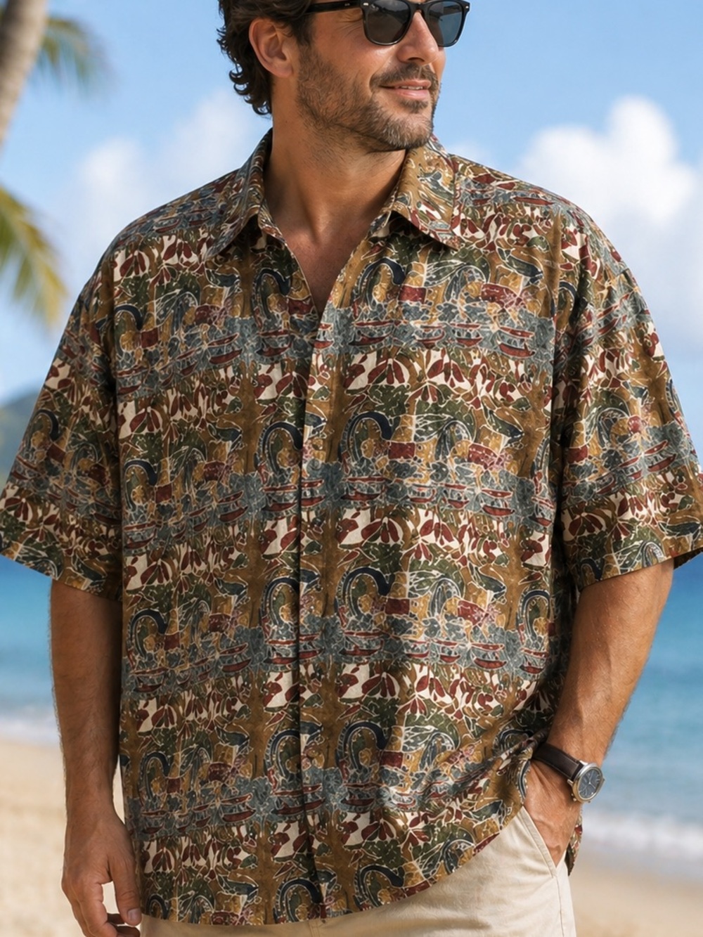 Kahala Hawaiian Shirt XXL Vintage Made in Hawaii Cotton Aloha